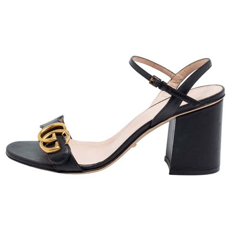 gucci marmont glitter|Gucci Marmont gg ankle strap.